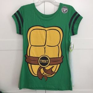 NWT Teenage Mutant Ninja Tee w/ cape